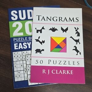 Set of Adult Puzzle Books